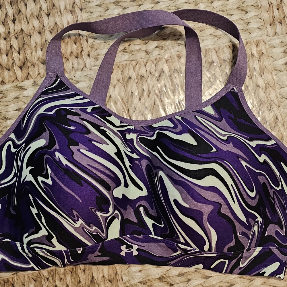 Under Armour Continuum Mid Print Sports Bra
